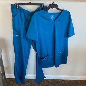 Cherokee Teal Scrub Set
